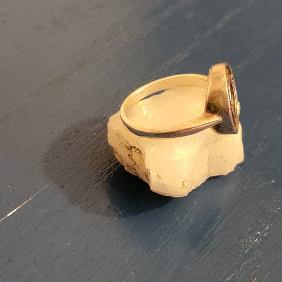 Unbranded 925 Sterling Silver size 7.5/8 ring round 3|6|9|12 Roman numeral dial - Picture 4 of 7